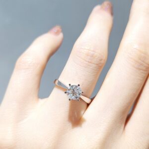 Outlet Pırlanta 0,90 Ct GIA Sertifikalı Tektaş Yüzük