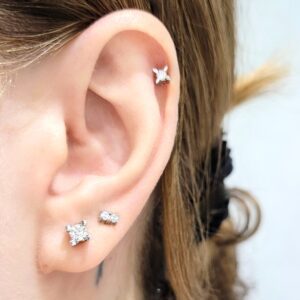 Outlet Pırlanta 0,36 Ct E Renk HRD Sertifikalı Tektaş Küpe