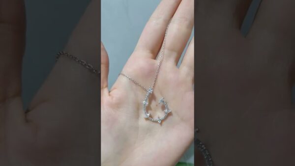 Pırlanta 0,58 Ct Markiz Pırlantalı Tasarım Kolye ürün videosu