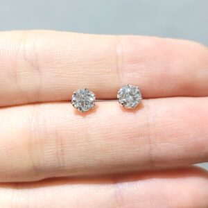 Outlet Pırlanta 0,80 Ct E Renk HRD Sertifikalı Tektaş Küpe