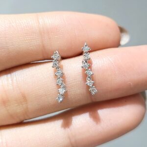 Outlet Pırlanta 0,20 Ct Zarif Küpe