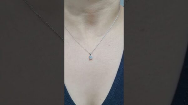 0.52 Ct D-Colour HRD-Certified Solitaire Diamond Necklace product video