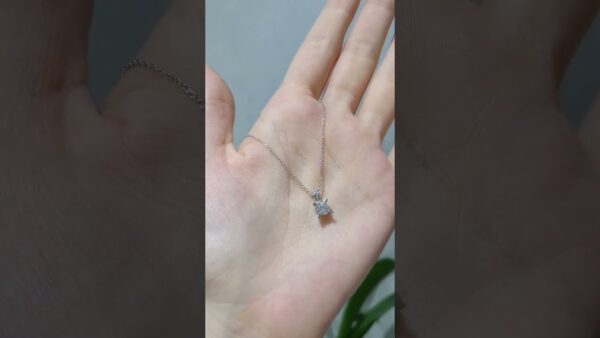 0.53 Ct E-Colour GIA-Certified Solitaire Diamond Necklace product video