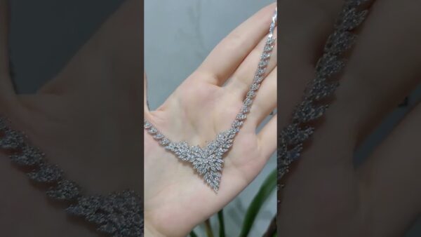 4.24 Ct Fancy Diamond Necklace product video