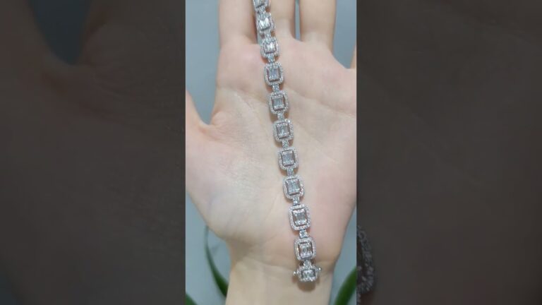 Pırlanta 4,52 Ct Baget Bileklik ürün videosu