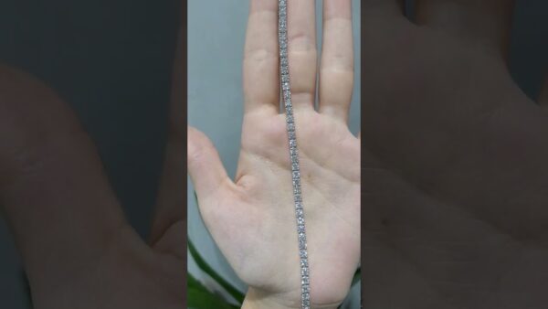 6.80 Ct Tennis Diamond Bracelet product video