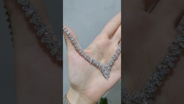 Outlet Pırlanta 7,27 Ct Fantezi Gerdanlık ürün videosu