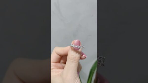 0.45 Ct Half-Eternity Diamond Ring product video