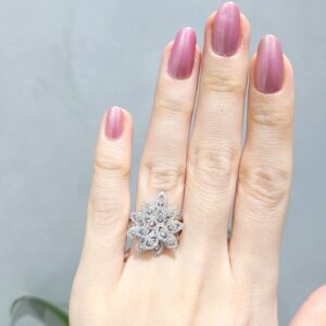 Outlet Pırlanta 1,13 Ct Fantezi Yüzük KR00681