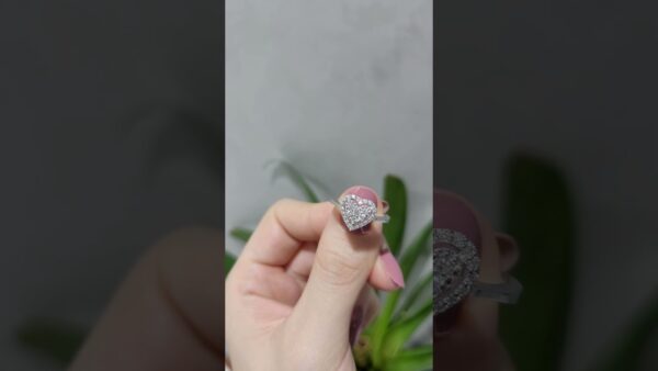 0.27 Ct Heart Diamond Ring product video