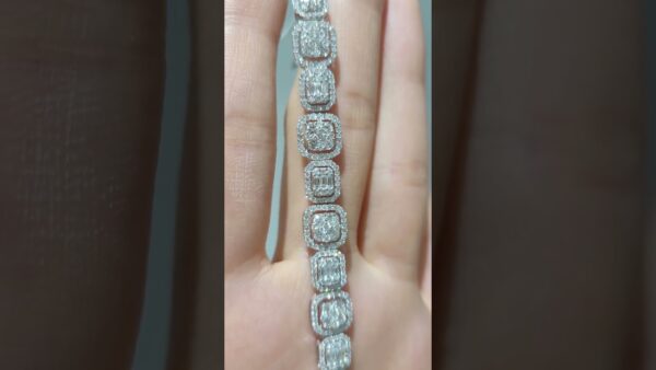 4.99 Ct Baguette Diamond Bracelet product video