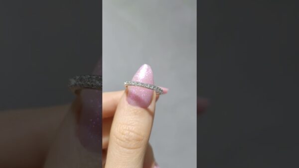0.28 Ct Half-Eternity Diamond Ring product video