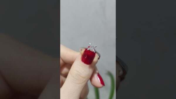 0.31 Ct D-Colour HRD-Certified Solitaire Diamond Ring product video