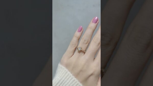 0.57 Ct HRD-Certified Traditional Designer Solitaire Diamond Ring product video