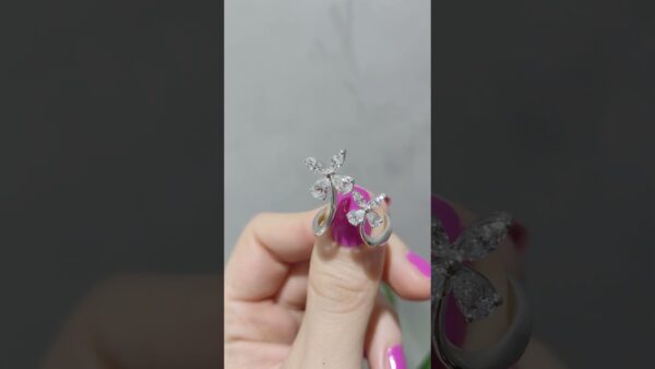 Pırlanta 1,21 Ct Çiçekli Tasarım Yüzük ürün videosu