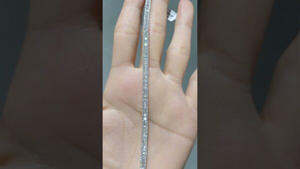 2.65 Ct Baguette Tennis Diamond Bracelet product video