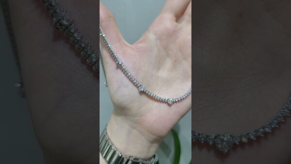 7.61 Ct HRD-Certified Diamond Necklace product video