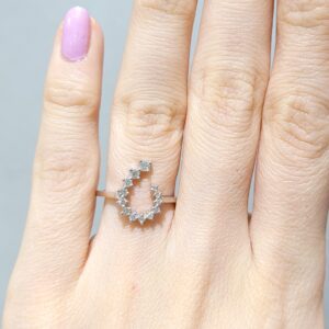 Outlet Pırlanta 0,29 Ct Tasarım Yüzük KR00713