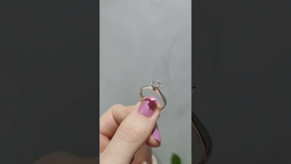 0.50 Ct D-Colour VS2 GIA-Certified Solitaire Diamond Ring product video