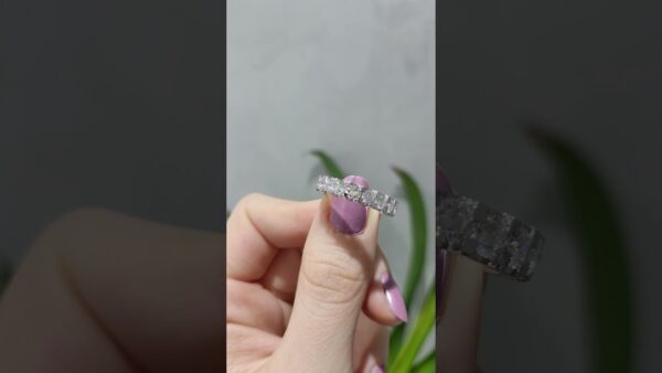 1.28 Ct Half-Eternity Diamond Ring product video