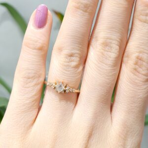 Outlet Pırlanta 0,40 Ct Otantik Tasarım Tektaş Yüzük KR00724