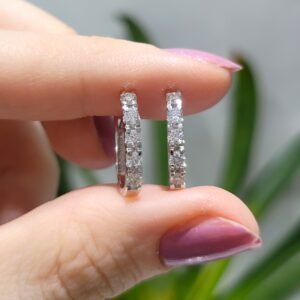 Outlet Pırlanta 0,46 Ct Beştaş Küpe KP02507