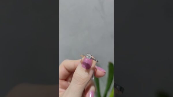 0.40 Ct E-Colour GIA-Certified Solitaire Diamond Ring product video