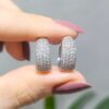 Pırlanta 0,75 Ct Halka Küpe KP02657