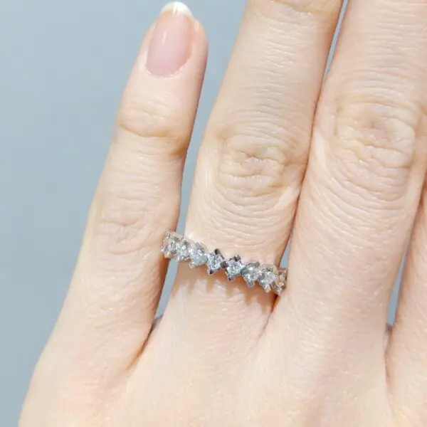 Outlet Pırlanta 0,27 Ct Yarımtur Yüzük YZ10085