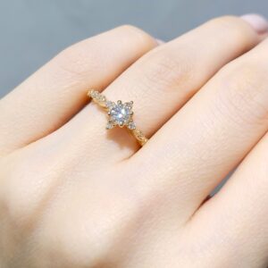 Outlet Pırlanta 0,51 Ct D Renk HRD Sertifikalı Tektaş Otantik Yüzük YZ09925