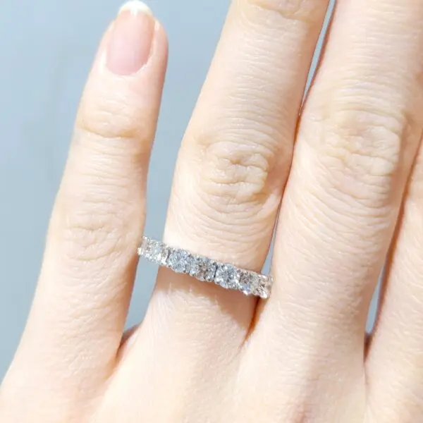 Outlet Pırlanta 1,18 Ct Yarımtur Yüzük YZ10162