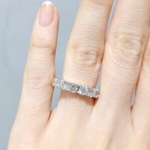 Outlet Pırlanta 1,81 Ct HRD Sertifikalı Yarımtur Yüzük YZ10165