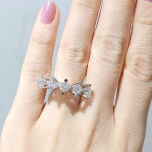 Outlet Pırlanta 2,00 Ct E Renk HRD Sertifikalı Beştaş Yüzük YZ10134