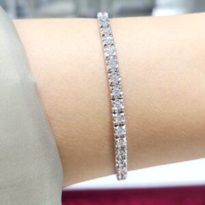 Outlet Pırlanta 2,03 Ct Suyolu Bileklik BL01306