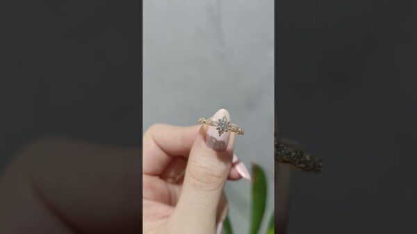 0.51 Ct D-Colour HRD-Certified Solitaire Traditional Diamond Ring product video