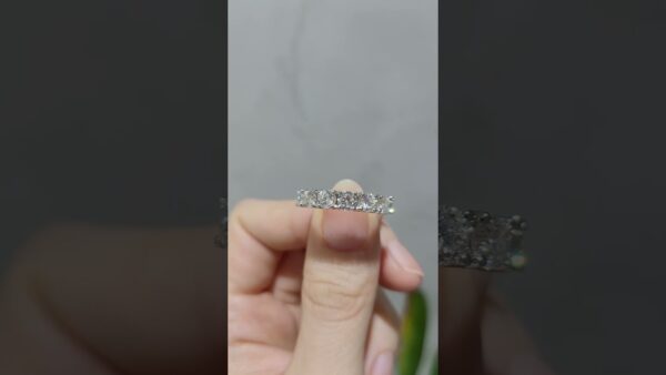 1.81 Ct HRD-Certified Half-Eternity Diamond Ring product video