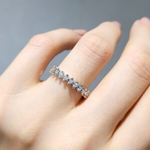 Outlet Pırlanta 0,27 Ct Yarımtur Yüzük YZ10084