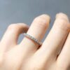 Pırlanta 0,37 Ct Yarımtur Yüzük YZ10082