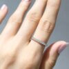 Pırlanta 0,39 Ct Yarımtur Yüzük YZ10083