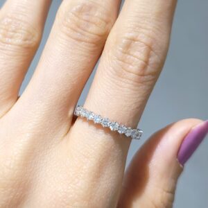 Outlet Pırlanta 0,57 Ct Yarımtur Yüzük YZ09998