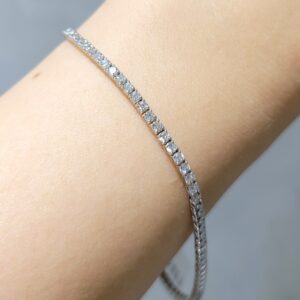 Outlet Pırlanta 0,68 Ct Suyolu Bileklik BL01302