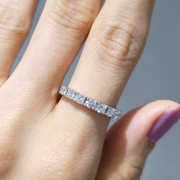 Outlet Pırlanta 0,83 Ct Yarımtur Yüzük YZ09771