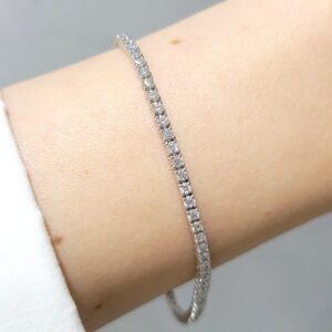 Outlet Pırlanta 2,23 Ct Suyolu Bileklik BL01309