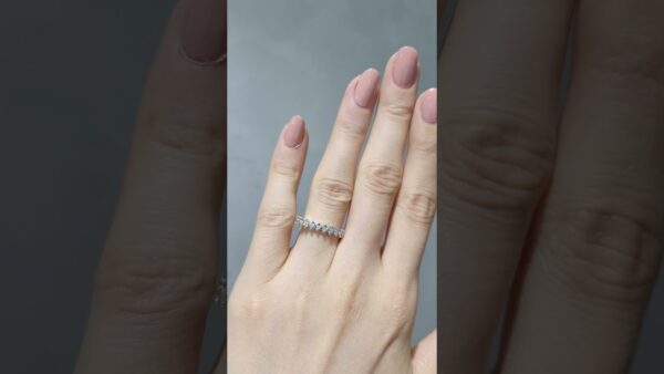 0.27 Ct Half-Eternity Diamond Ring product video