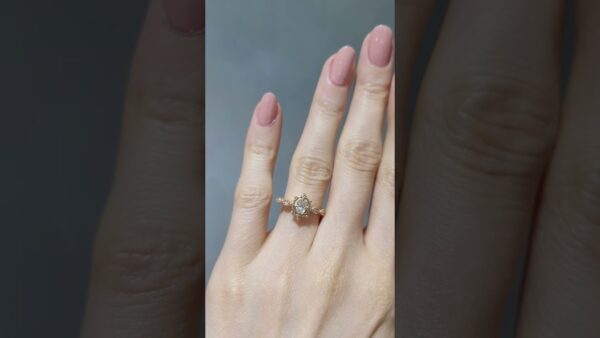 0.39 Ct HRD-Certified Traditional Oval Solitaire Diamond Ring product video