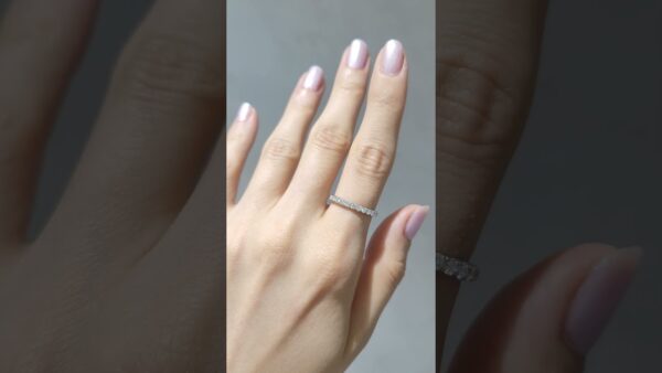 0.39 Ct Half-Eternity Diamond Ring product video