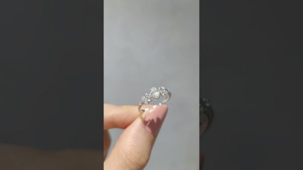 0.42 Ct HRD-Certified Traditional Oval Solitaire Diamond Ring product video