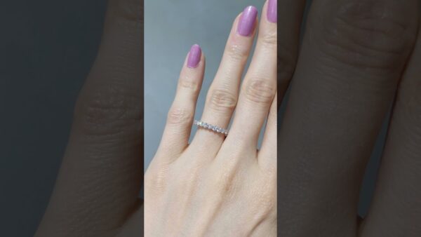 0.57 Ct Half-Eternity Diamond Ring product video