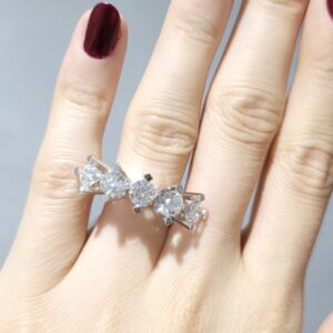 Outlet Pırlanta 3,03 Ct GIA Sertifikalı Beştaş Yüzük