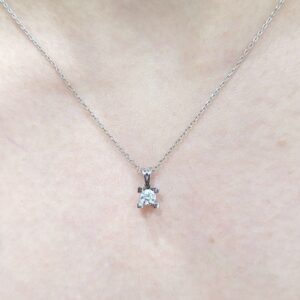 Outlet Pırlanta 0,19 Ct Tektaş Kolye